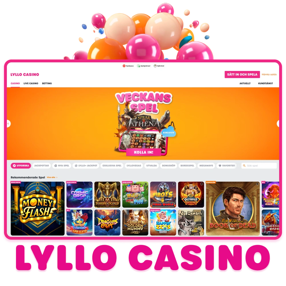 Lyllo Casino Sveriges bästa onlinecasino med stora vinster.