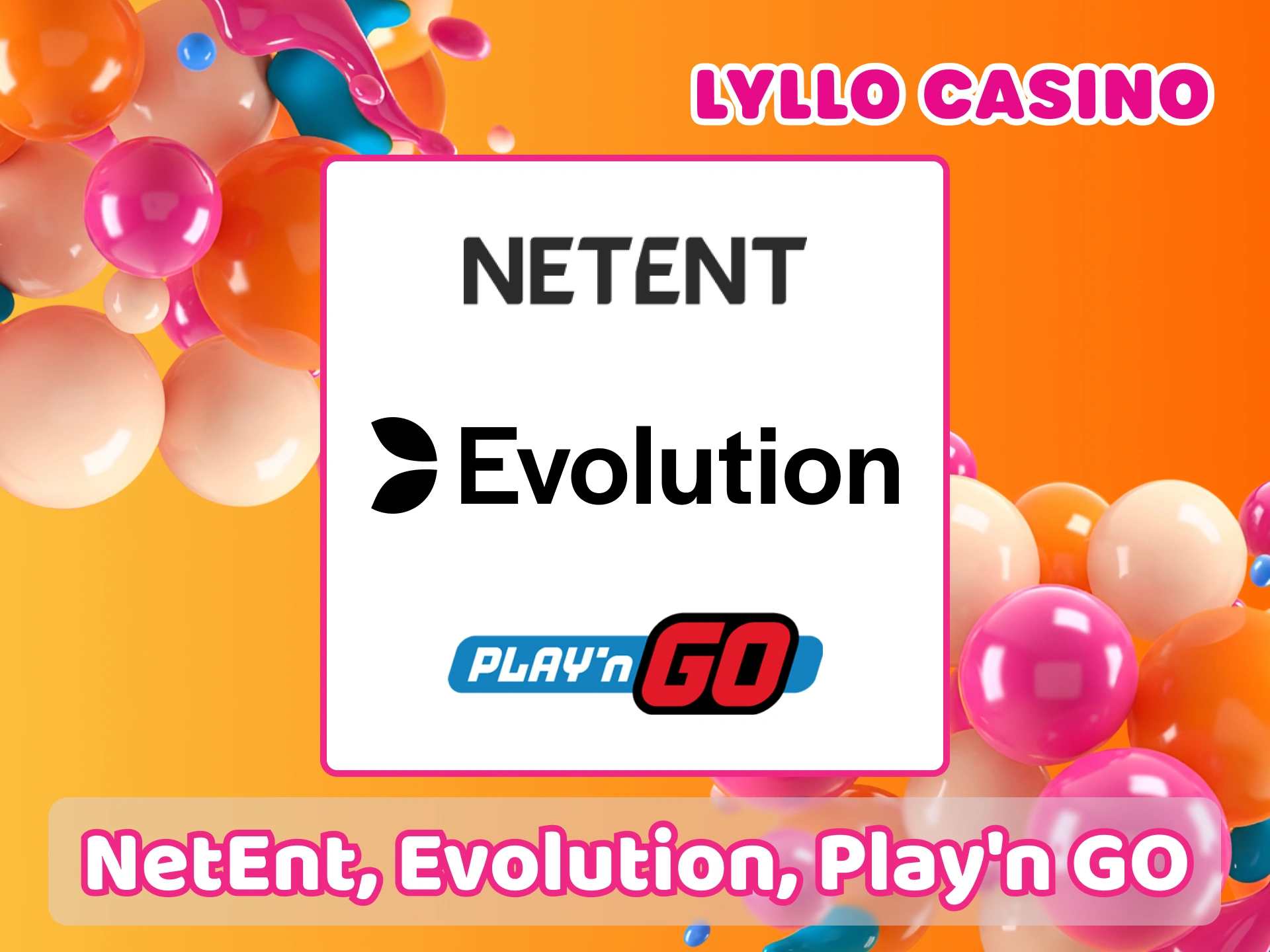 Läs mer om de officiella spelleverantörerna på Lyllo Casino.